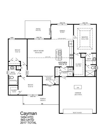 The Cayman Plan in Woodside Crossing, Conway, SC 29526