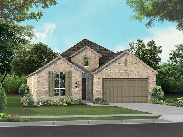 Plan Dorchester in Wildflower Ranch: 50ft. lots, Justin, TX 76247