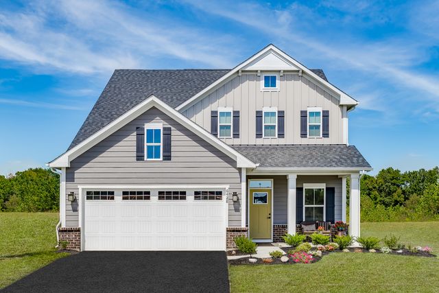 Barrington with Basement Plan in Heritage Groves at Grande Reserve, Yorkville, IL 60560