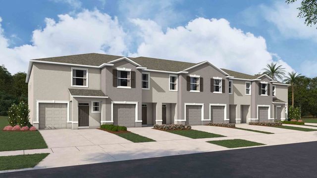 Vale Plan in Towns at Woodsdale, Wesley Chapel, FL 33544
