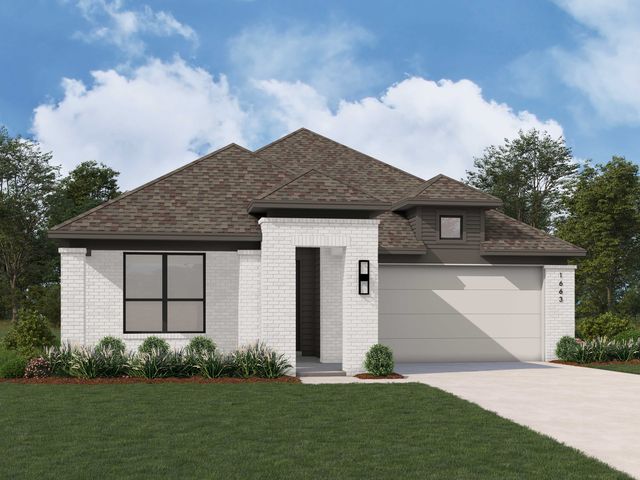 Plan Picasso in Riceland: 50ft. lots, Mont Belvieu, TX 77523