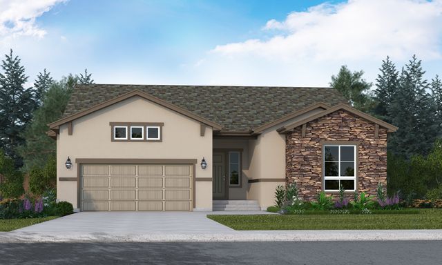 Oakridge Plan in Forest Lakes, Monument, CO 80132