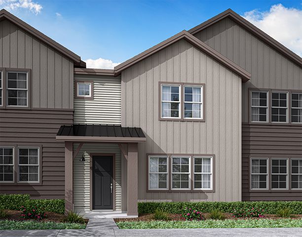 Plan M in Candelas Townhomes, Arvada, CO 80007