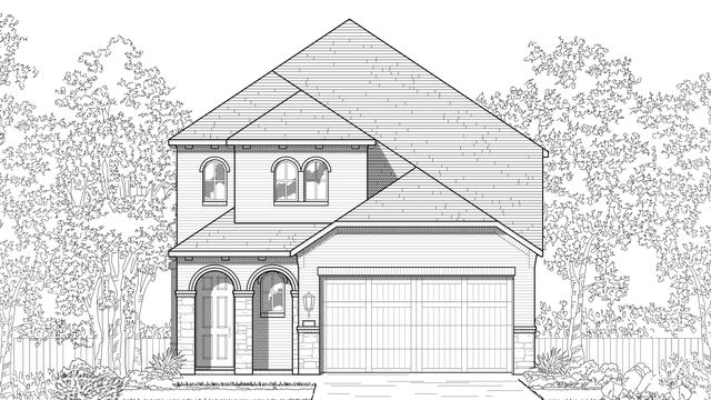 Plan Everett in Grand Central Park: 40ft. lots, Conroe, TX 77304