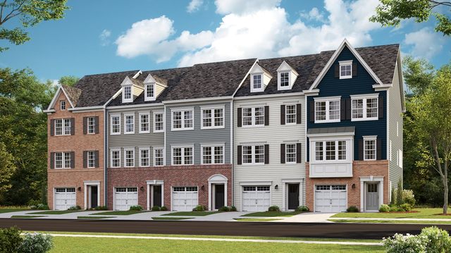 Arcadia Front Load Garage Plan in Sycamore Ridge : Townhome Collection, Frederick, MD 21702