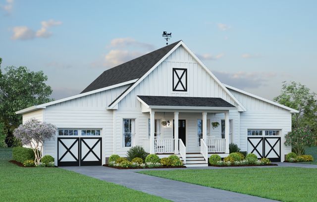 Shiloh Barndominium Style: Build On Your Land Plan in Chattanooga, TN: Build On Your Land, Chattanooga, TN 37421