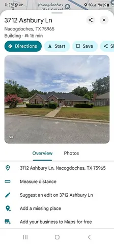 3712 Ashbury Ln, Nacogdoches, TX 75965