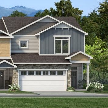 Canterbury End Unit Plan in Aspire at Canterbury Townhomes, Syracuse, UT 84075