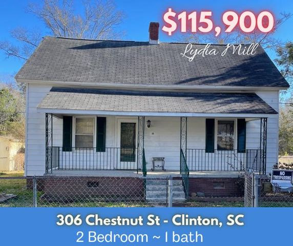 306 Chestnut St, Clinton, SC 29325