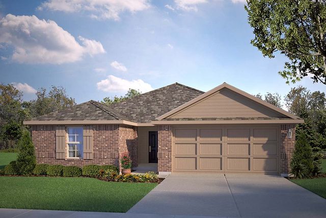 TAYLOR Plan in Rosewood at Beltmill, Fort Worth, TX 76131