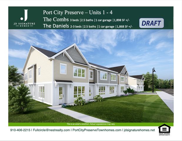 The Daniels Plan in Port City Preserve, Wilmington, NC 28409