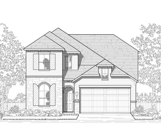 Plan Griffith in Parkside On The River: 50ft. lots, Georgetown, TX 78628