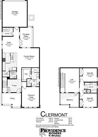 The Clermont by Providence Homes Plan in Nocatee, Ponte Vedra, FL 32081