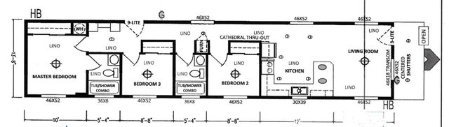 3966 S. PACIFIC HWY #53 Plan in Pacific Village, Medford, OR 97501