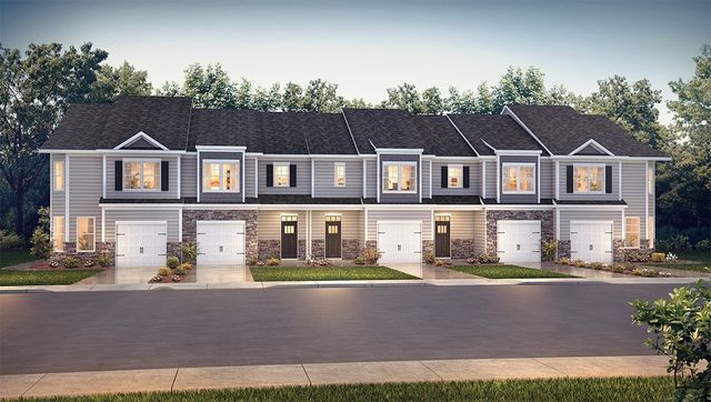Carson Plan in The Townes at Stonecrest, Hendersonville, NC 28792