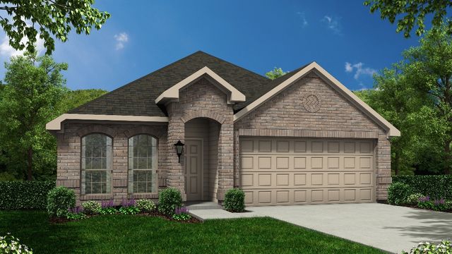 The Kettering Plan in Trails at Woodhaven Lakes 45's, Houston, TX 77053