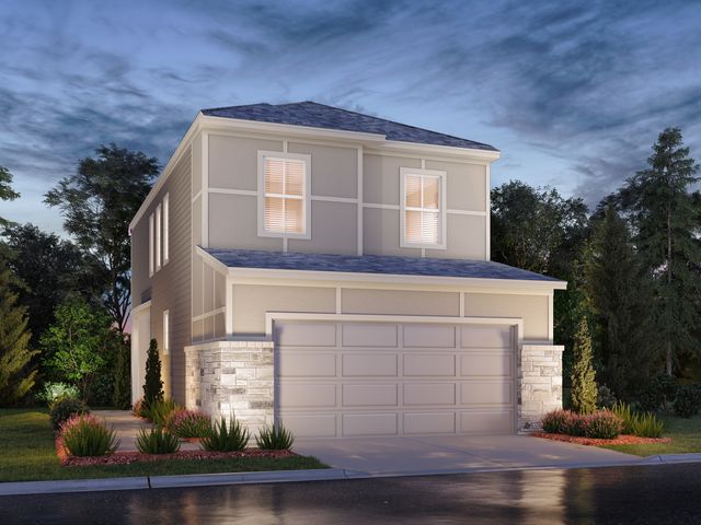 The Avery (S110) Plan in Dunvale Village - Townhome Collection, Houston, TX 77063