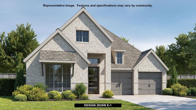 2635W Plan in Parkside On The River 50', Georgetown, TX 78628