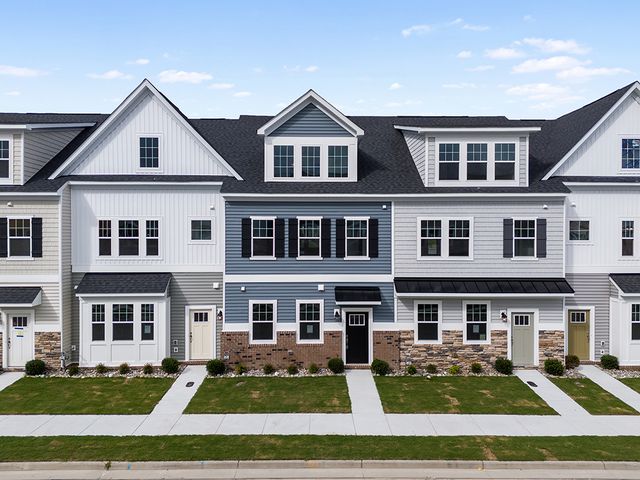 The Juniper Townhome Plan in The Reserve at Grassfield, Chesapeake, VA 23323