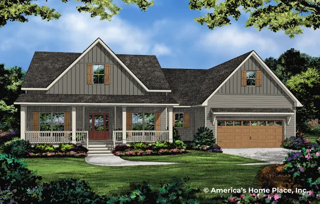 Berglund Modern Farmhouse Plan in Findlay, OH: Build On Your Lot, North Baltimore, OH 45872