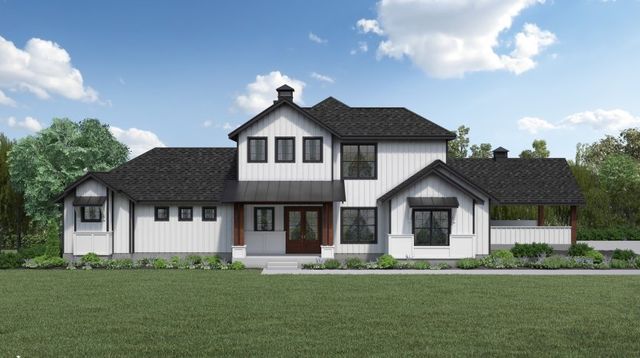 Modern Farmhouse Plan in New Homes at Bloomfield Hills, San Antonio, TX 78256