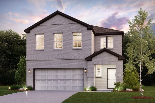 BRISTOL Plan in Liberty Collection at Granger Pines, Conroe, TX 77302