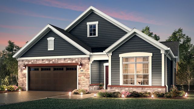 Portico Plan in The Courtyards at Carr Farms, Hilliard, OH 43026