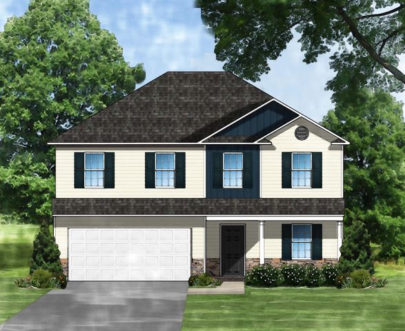 Davenport II D Plan in Brookstone at Forest Lake, Augusta, GA 30909