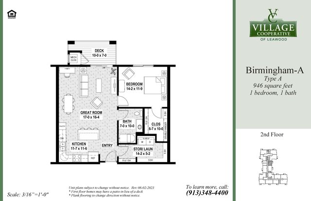 Birmingham-A Plan in Village Cooperative of Leawood (Active Adults 55+), Overland Park, KS 66213