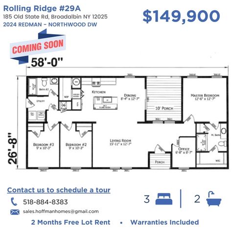 Rolling Ridge #29A Plan in Rolling Ridge, Broadalbin, NY 12025