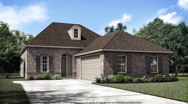 Springfield Plan in Canehaven, Youngsville, LA 70592