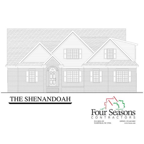 The Shenandoah WK Plan in Four Seasons Nash County New Homes, Nashville, NC 27856