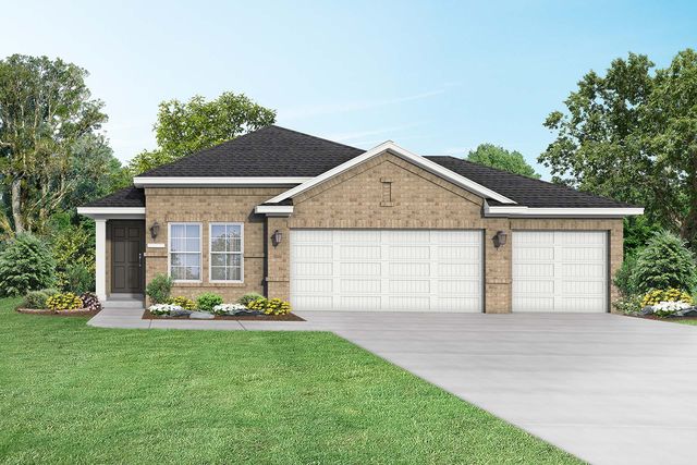 The Riviera A with 3-Car Garage Plan in The Signature Series at Lago Mar, Texas City, TX 77568