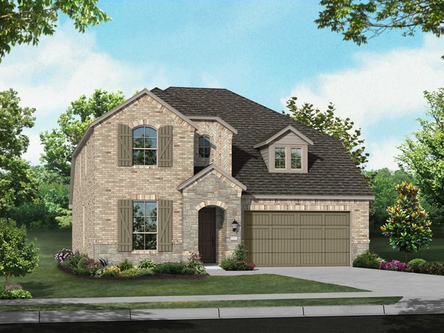Plan Richmond in Parkside On The River: 50ft. lots, Georgetown, TX 78628