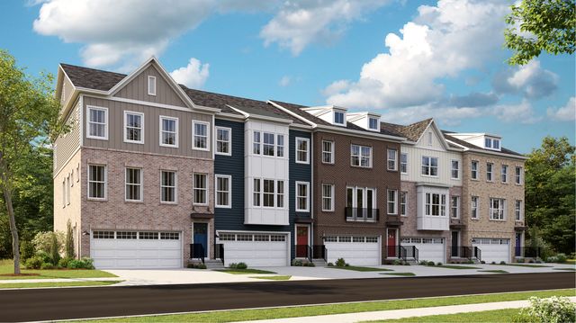 Easton Front Load Garage Plan in Bryans Village : Townhome Collection, Bryans Road, MD 20616
