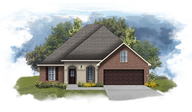 Hickory III A Plan in The Hills of Eastwood, Princeton, LA 71067