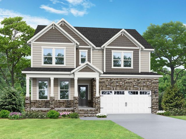 The Chestnut D Plan in Glenmere, Knightdale, NC 27545