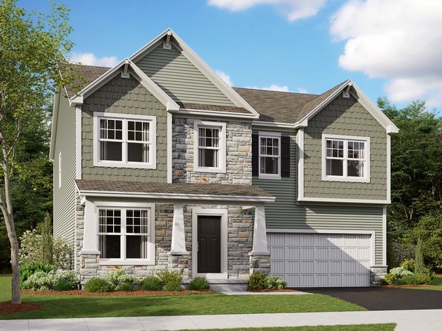Granville Plan in Homes at Foxfire, Commercial Pt, OH 43116