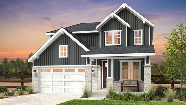 Estes Plan in The Town Collection at Independence, Elizabeth, CO 80107