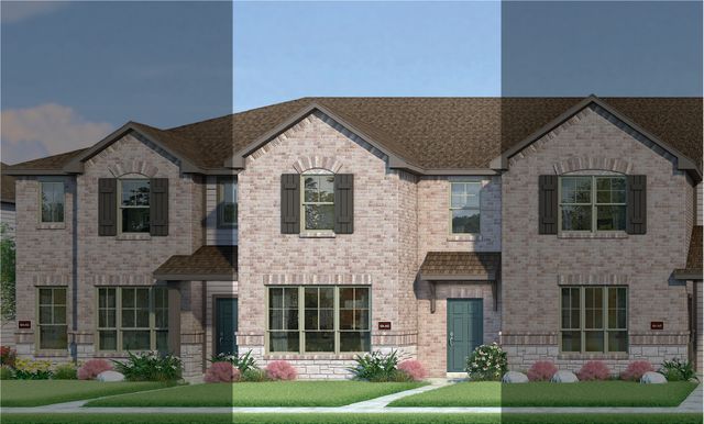Travis 6A2 Plan in Seven Oaks Townhomes, Tomball, TX 77375