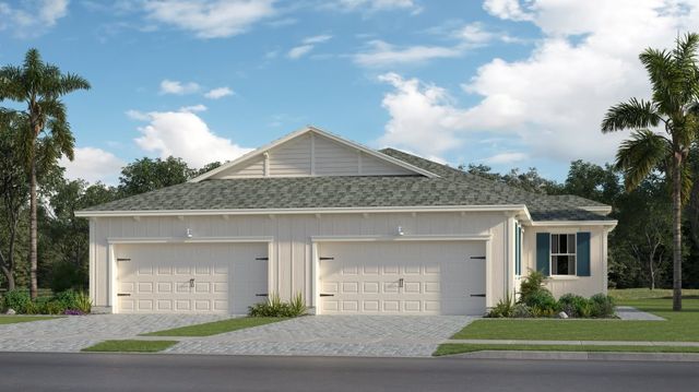 AZALEA Plan in The Timbers at Everlands : The Twinhome Collection, Palm Bay, FL 32907