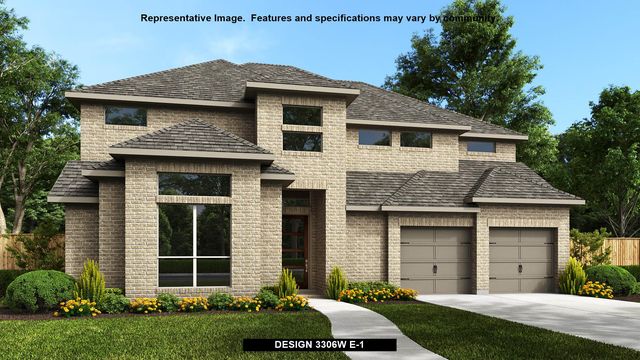 3306W Plan in Parkside On The River 60', Georgetown, TX 78628