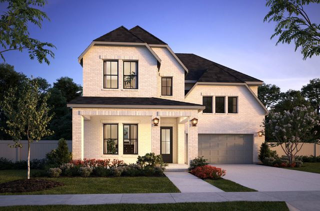 Rousseau Plan in Village on Main Street, Frisco, TX 75035