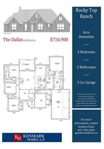 The Dallas Plan in Rocky Top Ranches, Azle, TX 76020