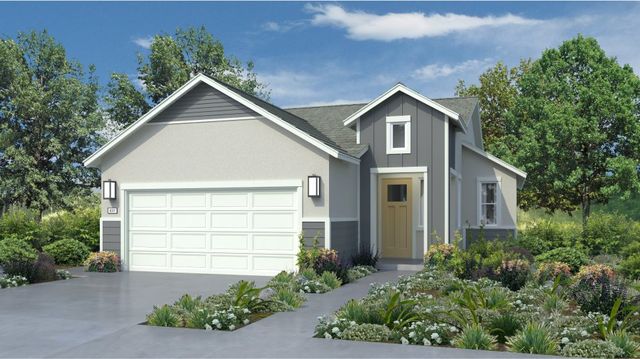 Residence 1444 Plan in Heritage Placer Vineyards | Active Adult : Molise | Active A, Roseville, CA 95747
