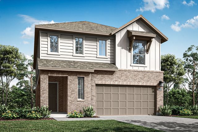 Valencia Plan in Terrace Collection at Turner's Crossing, Buda, TX 78610