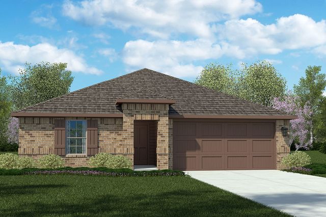 GLENDALE Plan in Rosewood at Beltmill, Fort Worth, TX 76131
