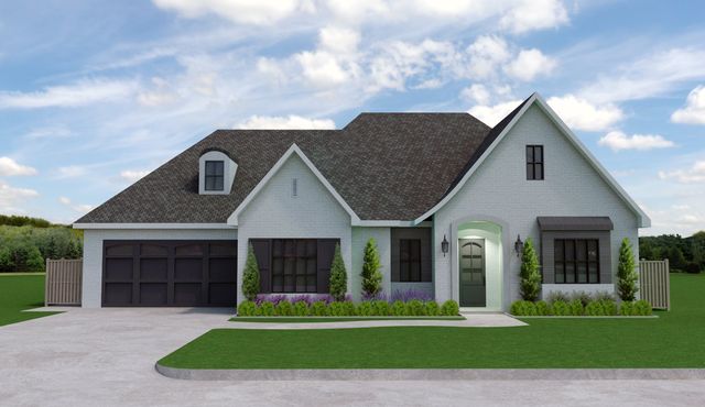 The Bradford Plan in The Lakes at Cross Timbers, Edmond, OK 73034