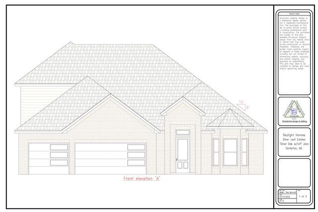 Silver Oak with Loft Plan in Silver Leaf Estates, Centerton, AR 72719