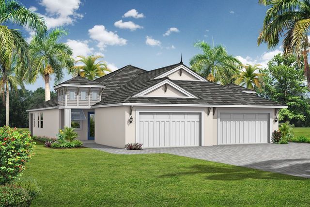 Boca Grande Villa Home Plan in Watercolor Place Villas, Bradenton, FL 34212